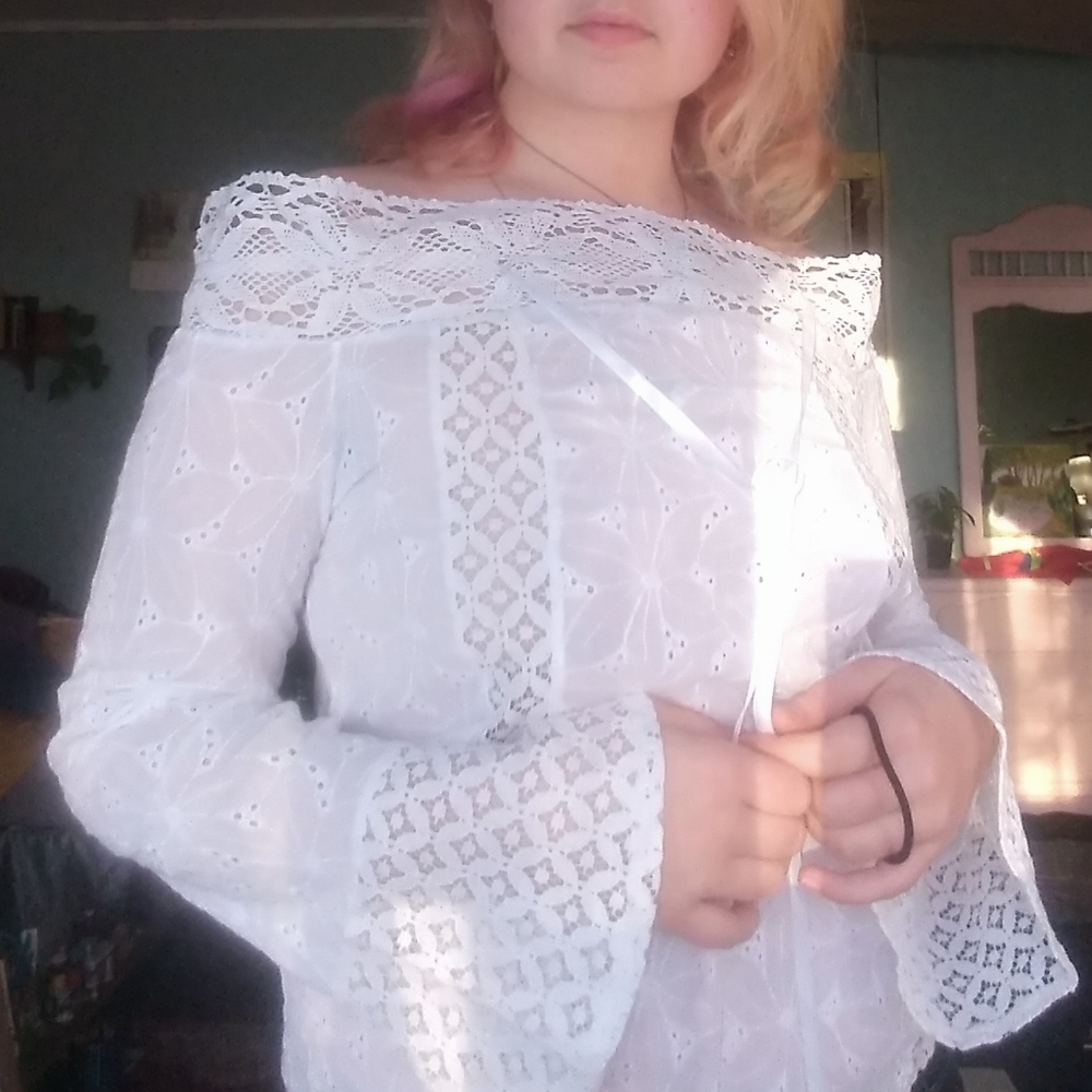Cotton Lace Blouse